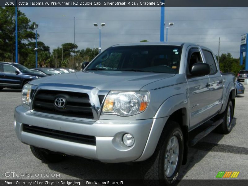 Silver Streak Mica / Graphite Gray 2006 Toyota Tacoma V6 PreRunner TRD Double Cab