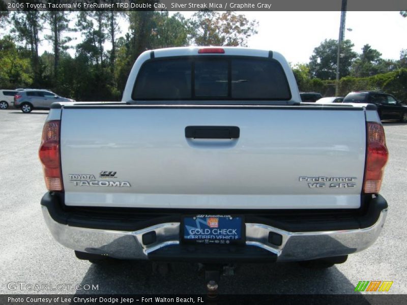 Silver Streak Mica / Graphite Gray 2006 Toyota Tacoma V6 PreRunner TRD Double Cab