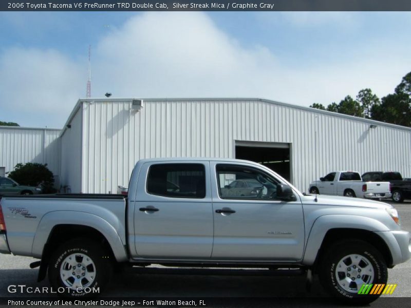 Silver Streak Mica / Graphite Gray 2006 Toyota Tacoma V6 PreRunner TRD Double Cab