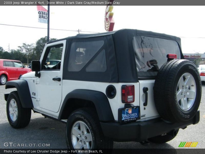 Stone White / Dark Slate Gray/Medium Slate Gray 2009 Jeep Wrangler X 4x4