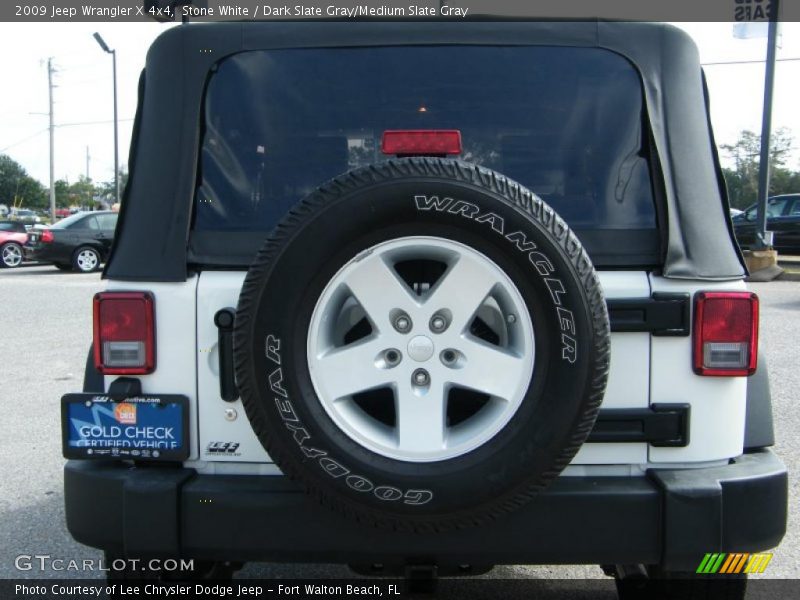 Stone White / Dark Slate Gray/Medium Slate Gray 2009 Jeep Wrangler X 4x4