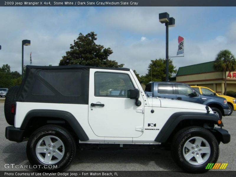 Stone White / Dark Slate Gray/Medium Slate Gray 2009 Jeep Wrangler X 4x4