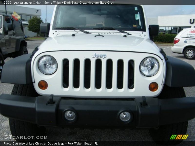 Stone White / Dark Slate Gray/Medium Slate Gray 2009 Jeep Wrangler X 4x4