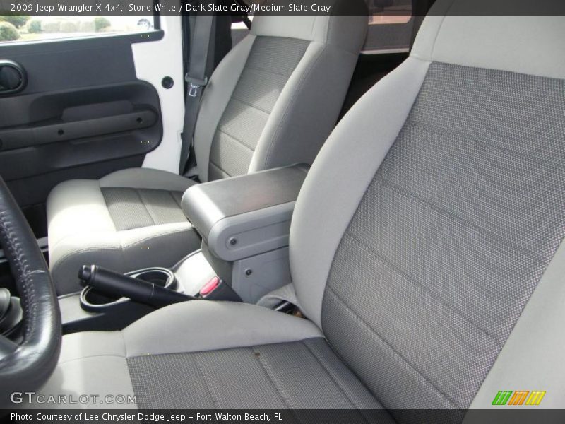 Stone White / Dark Slate Gray/Medium Slate Gray 2009 Jeep Wrangler X 4x4