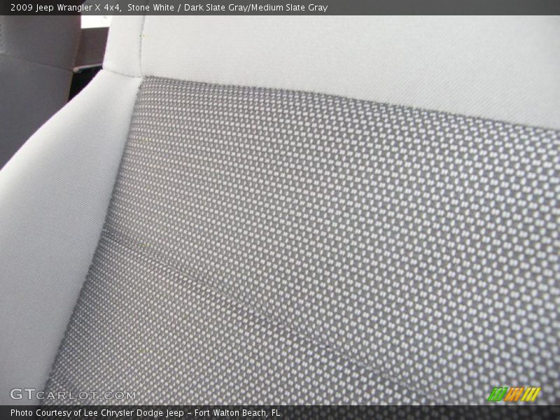 Stone White / Dark Slate Gray/Medium Slate Gray 2009 Jeep Wrangler X 4x4