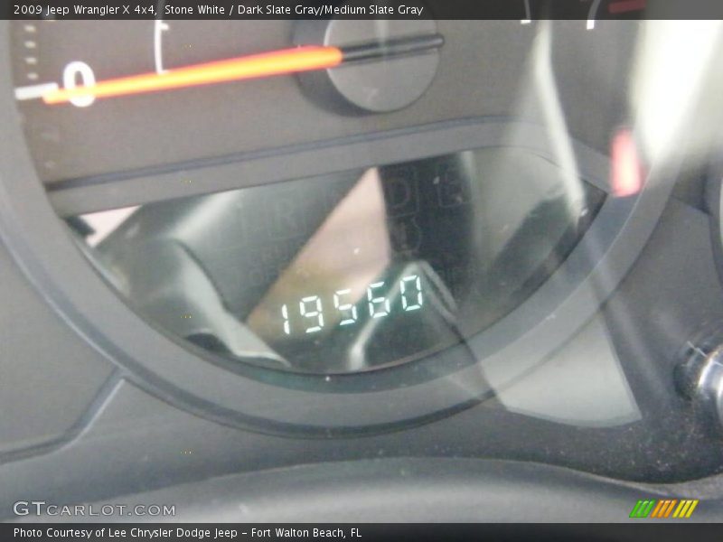 Stone White / Dark Slate Gray/Medium Slate Gray 2009 Jeep Wrangler X 4x4