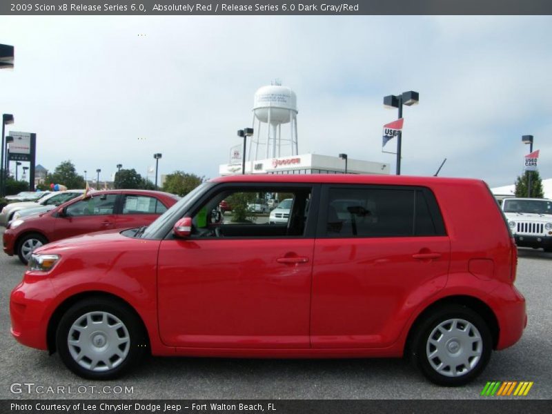 Absolutely Red / Release Series 6.0 Dark Gray/Red 2009 Scion xB Release Series 6.0
