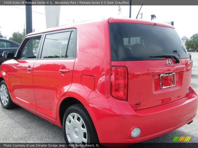 Absolutely Red / Release Series 6.0 Dark Gray/Red 2009 Scion xB Release Series 6.0