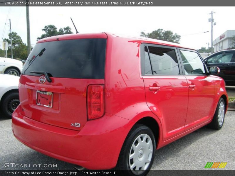 Absolutely Red / Release Series 6.0 Dark Gray/Red 2009 Scion xB Release Series 6.0