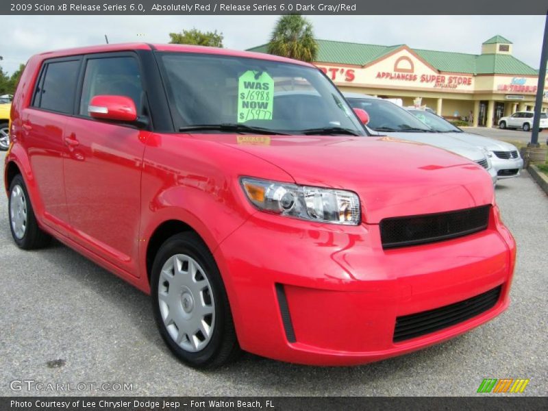 Absolutely Red / Release Series 6.0 Dark Gray/Red 2009 Scion xB Release Series 6.0