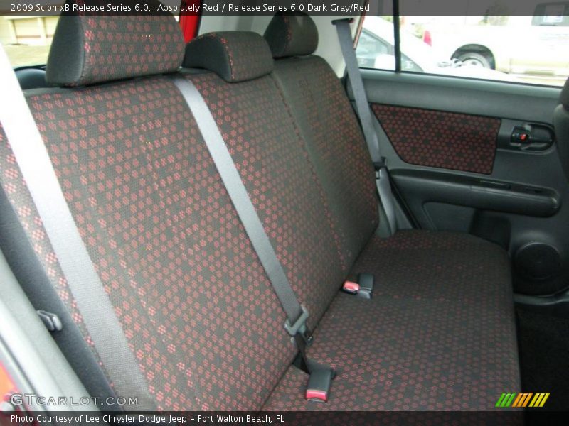 Absolutely Red / Release Series 6.0 Dark Gray/Red 2009 Scion xB Release Series 6.0
