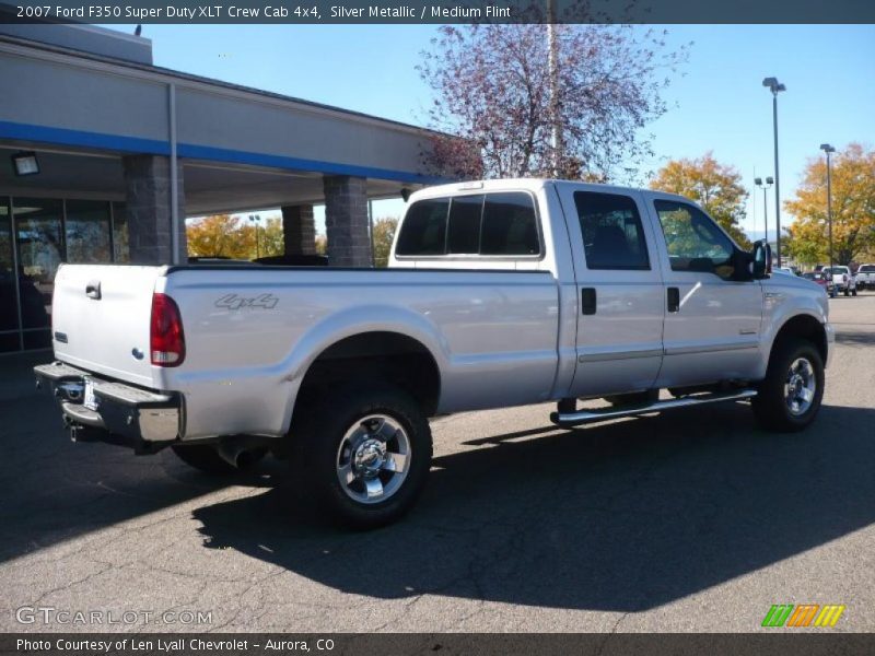 Silver Metallic / Medium Flint 2007 Ford F350 Super Duty XLT Crew Cab 4x4