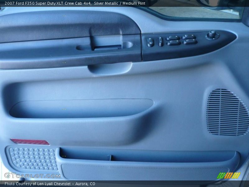 Silver Metallic / Medium Flint 2007 Ford F350 Super Duty XLT Crew Cab 4x4