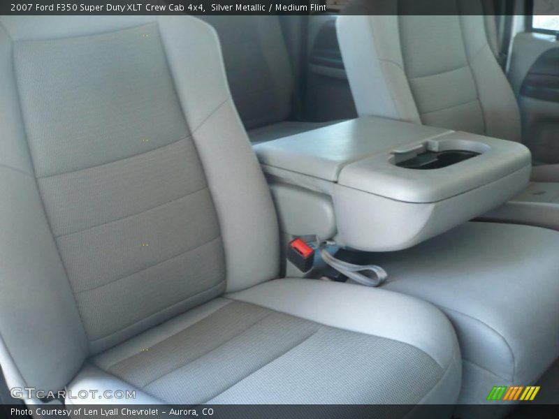 Silver Metallic / Medium Flint 2007 Ford F350 Super Duty XLT Crew Cab 4x4