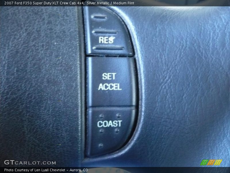 Silver Metallic / Medium Flint 2007 Ford F350 Super Duty XLT Crew Cab 4x4