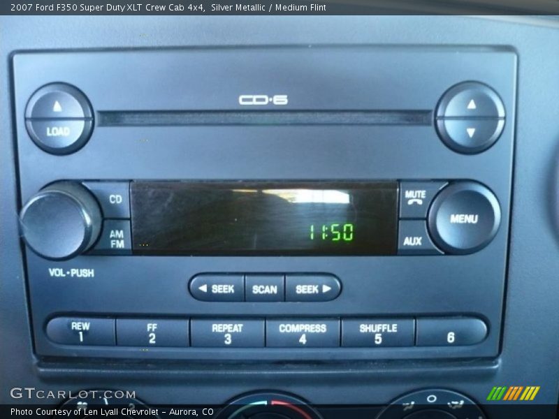 Silver Metallic / Medium Flint 2007 Ford F350 Super Duty XLT Crew Cab 4x4