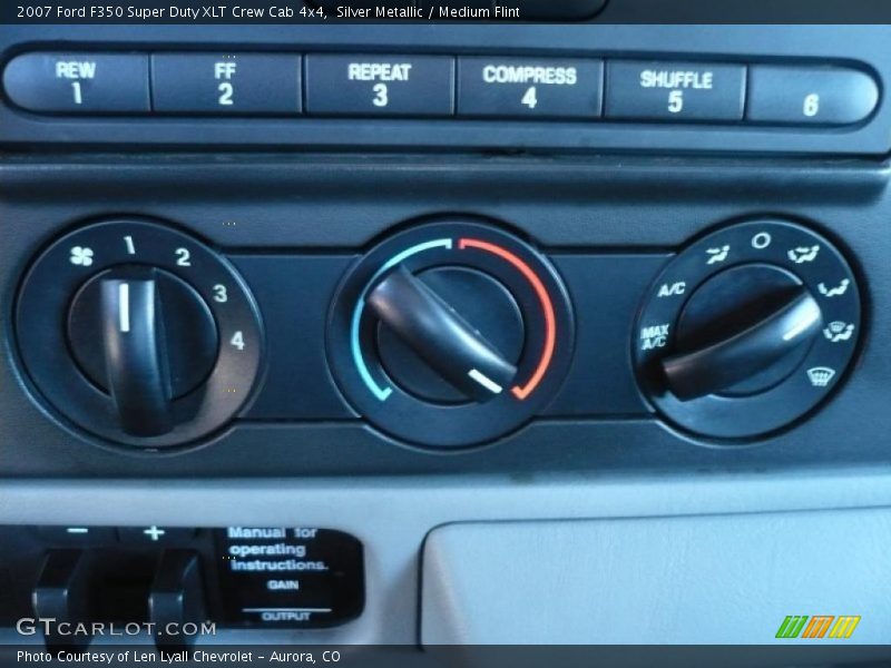 Silver Metallic / Medium Flint 2007 Ford F350 Super Duty XLT Crew Cab 4x4