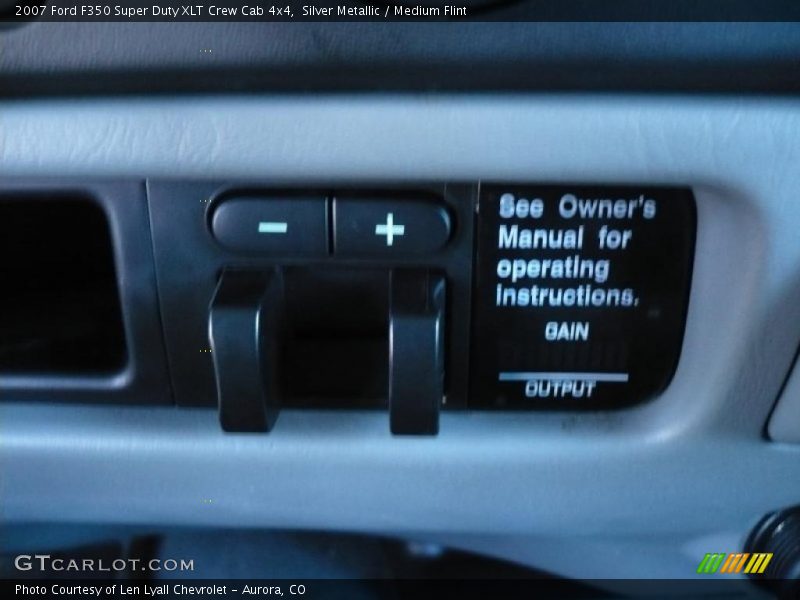 Silver Metallic / Medium Flint 2007 Ford F350 Super Duty XLT Crew Cab 4x4
