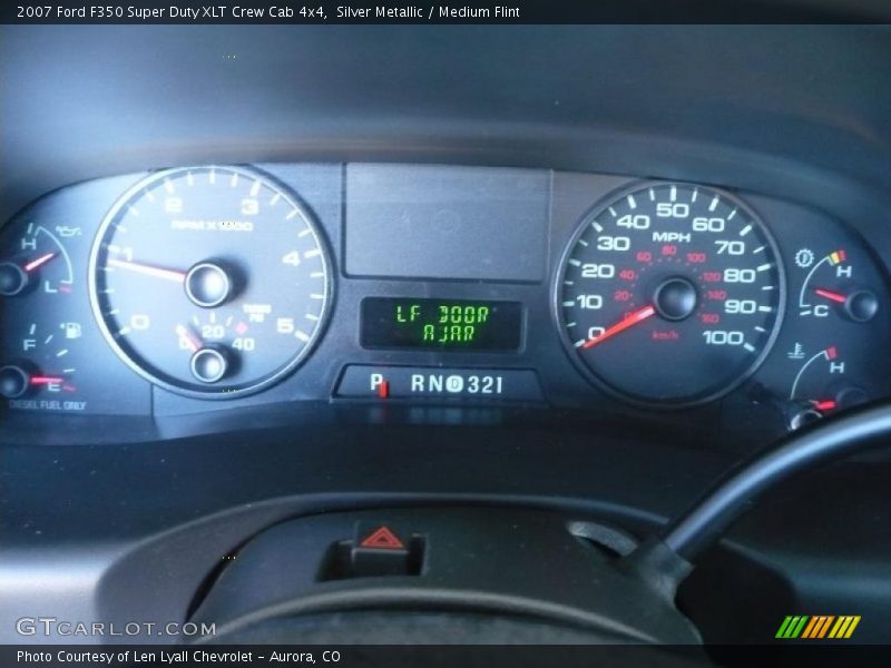 Silver Metallic / Medium Flint 2007 Ford F350 Super Duty XLT Crew Cab 4x4