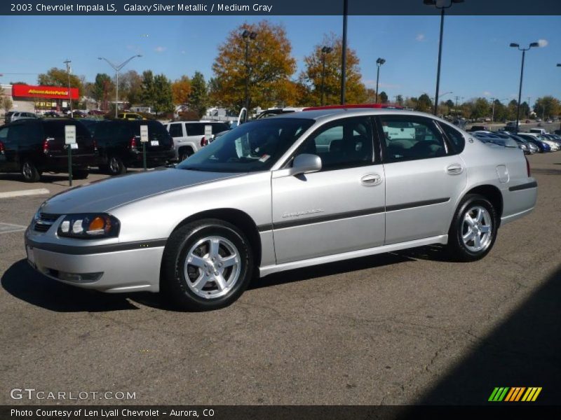 Galaxy Silver Metallic / Medium Gray 2003 Chevrolet Impala LS