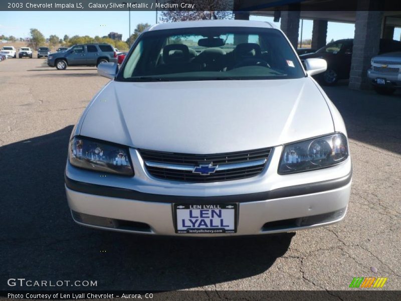 Galaxy Silver Metallic / Medium Gray 2003 Chevrolet Impala LS