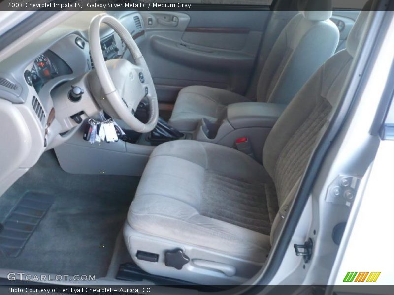 Galaxy Silver Metallic / Medium Gray 2003 Chevrolet Impala LS