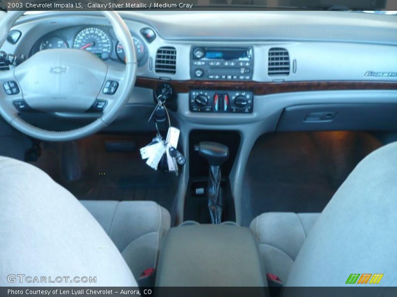 Galaxy Silver Metallic / Medium Gray 2003 Chevrolet Impala LS