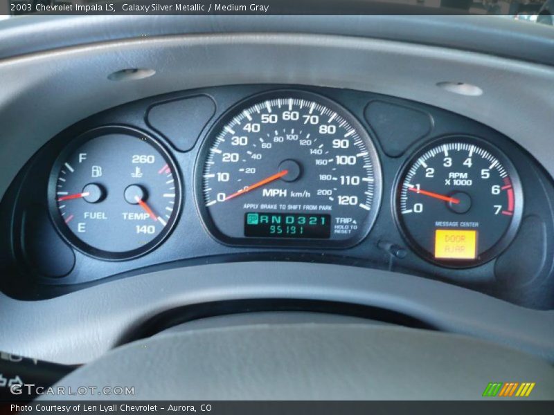 Galaxy Silver Metallic / Medium Gray 2003 Chevrolet Impala LS