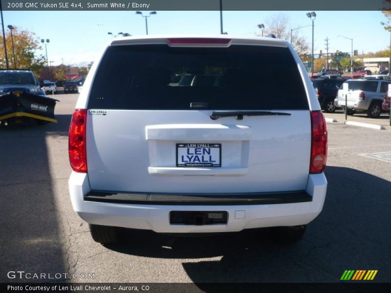 Summit White / Ebony 2008 GMC Yukon SLE 4x4