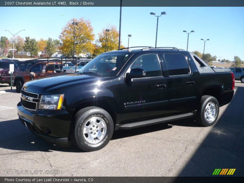 Black / Ebony 2007 Chevrolet Avalanche LT 4WD