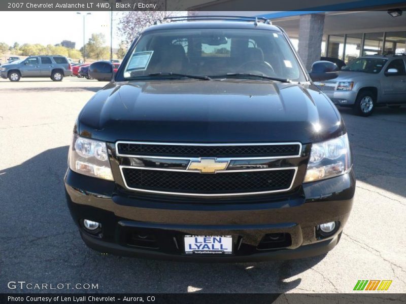 Black / Ebony 2007 Chevrolet Avalanche LT 4WD