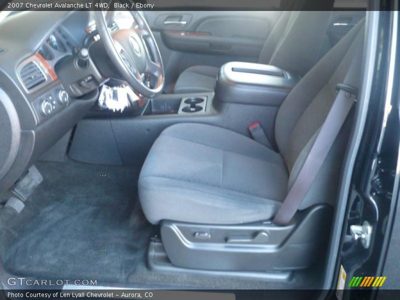 Black / Ebony 2007 Chevrolet Avalanche LT 4WD