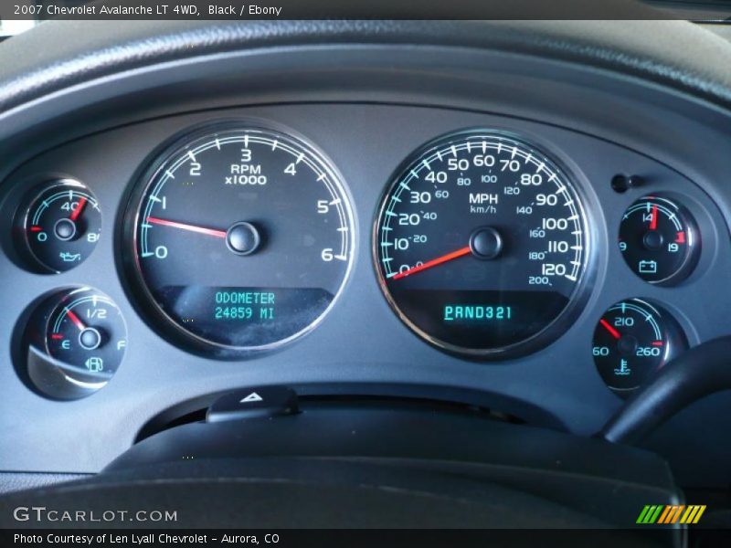 Black / Ebony 2007 Chevrolet Avalanche LT 4WD
