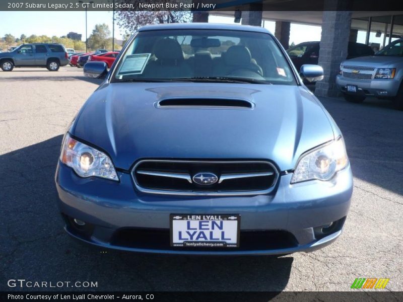 Newport Blue Pearl / Ivory 2007 Subaru Legacy 2.5 GT Limited Sedan