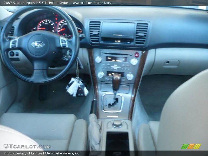Newport Blue Pearl / Ivory 2007 Subaru Legacy 2.5 GT Limited Sedan