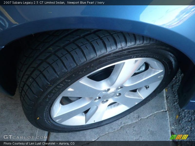 Newport Blue Pearl / Ivory 2007 Subaru Legacy 2.5 GT Limited Sedan