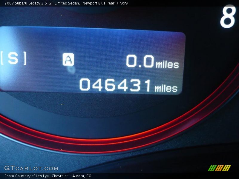 Newport Blue Pearl / Ivory 2007 Subaru Legacy 2.5 GT Limited Sedan