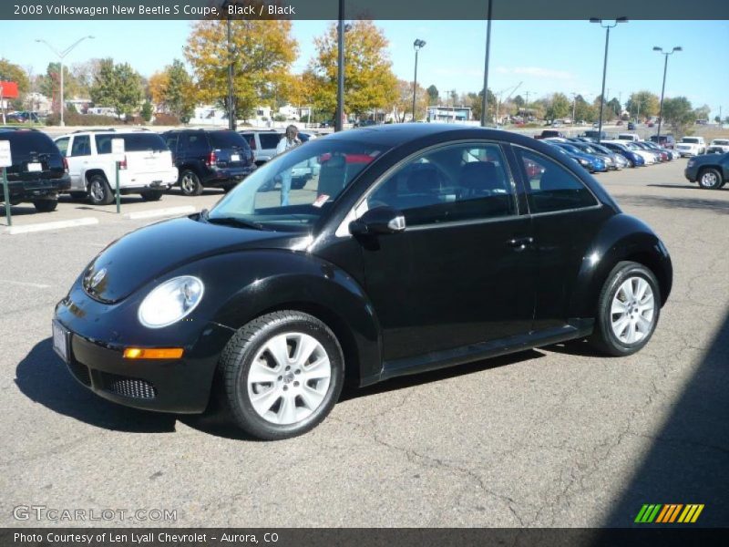 Black / Black 2008 Volkswagen New Beetle S Coupe