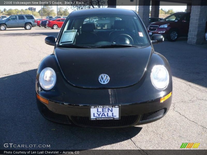Black / Black 2008 Volkswagen New Beetle S Coupe