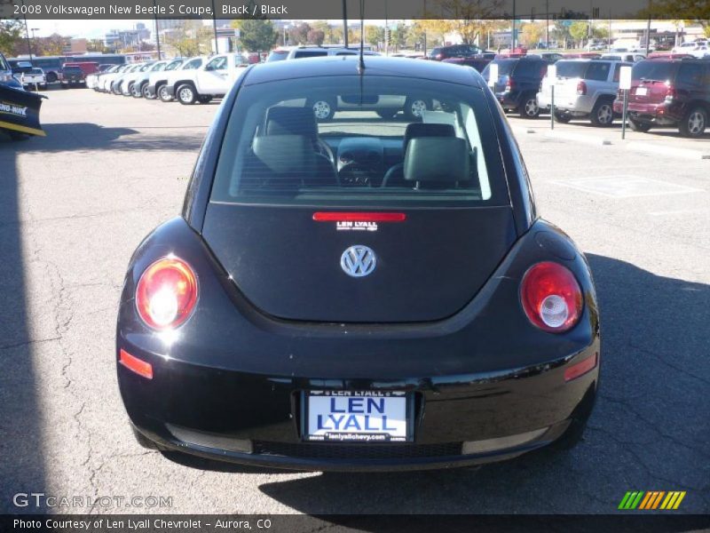 Black / Black 2008 Volkswagen New Beetle S Coupe