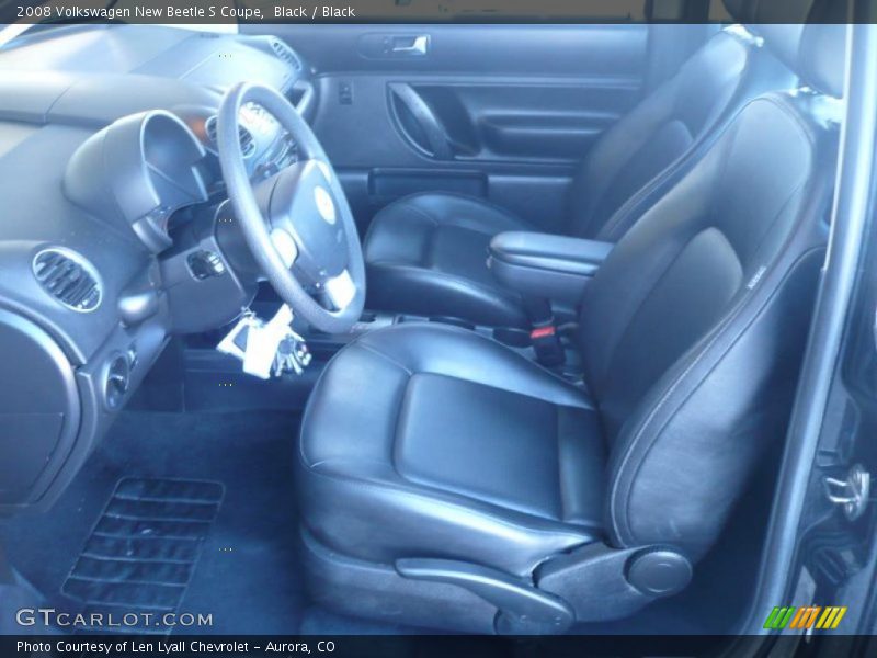 Black / Black 2008 Volkswagen New Beetle S Coupe