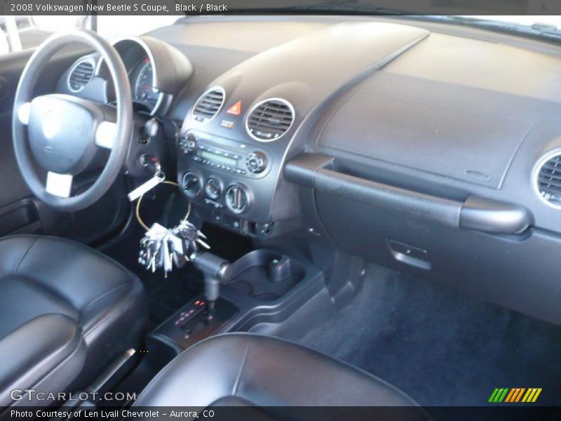 Black / Black 2008 Volkswagen New Beetle S Coupe