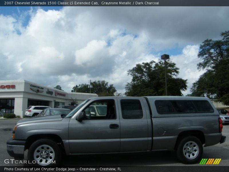 Graystone Metallic / Dark Charcoal 2007 Chevrolet Silverado 1500 Classic LS Extended Cab