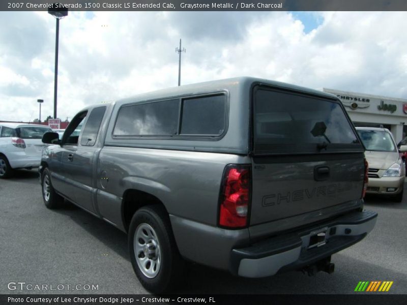 Graystone Metallic / Dark Charcoal 2007 Chevrolet Silverado 1500 Classic LS Extended Cab