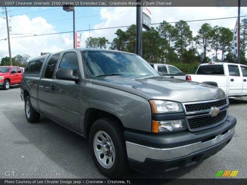 Graystone Metallic / Dark Charcoal 2007 Chevrolet Silverado 1500 Classic LS Extended Cab