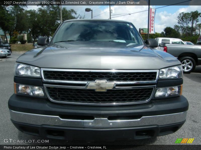 Graystone Metallic / Dark Charcoal 2007 Chevrolet Silverado 1500 Classic LS Extended Cab