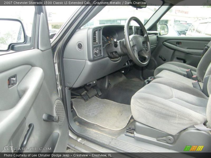 Dark Charcoal Interior - 2007 Silverado 1500 Classic LS Extended Cab 