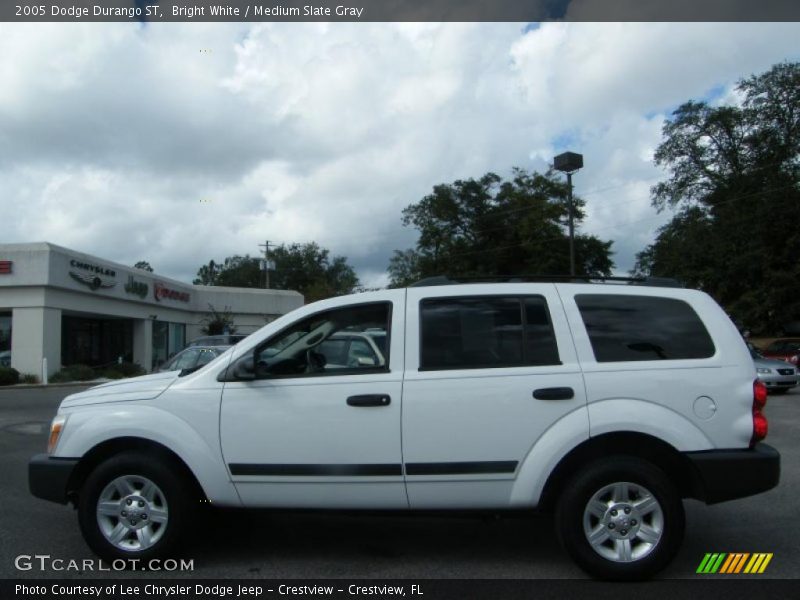 Bright White / Medium Slate Gray 2005 Dodge Durango ST