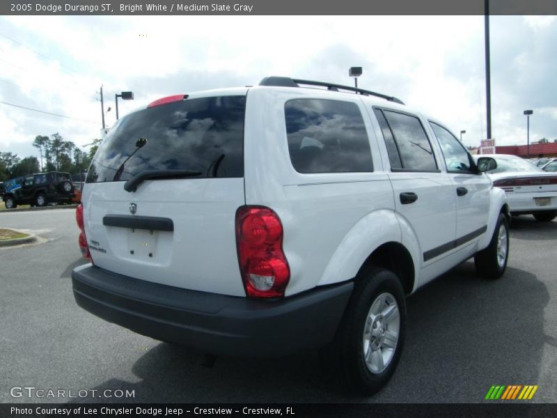 Bright White / Medium Slate Gray 2005 Dodge Durango ST