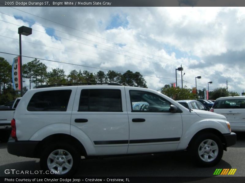 Bright White / Medium Slate Gray 2005 Dodge Durango ST